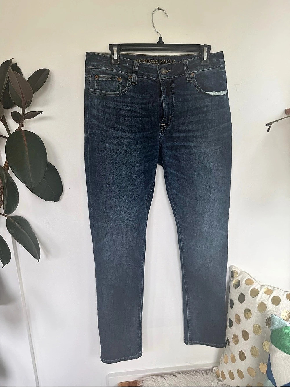 American Eagle Skinny Jeans in Blue Like New